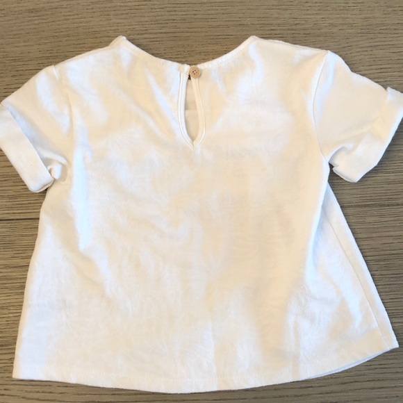 White Short Sleeve Top - Picture 2 of 3